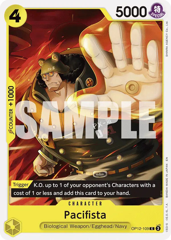Pacifista, Legacy of the Master Release Event Cards OP12-109