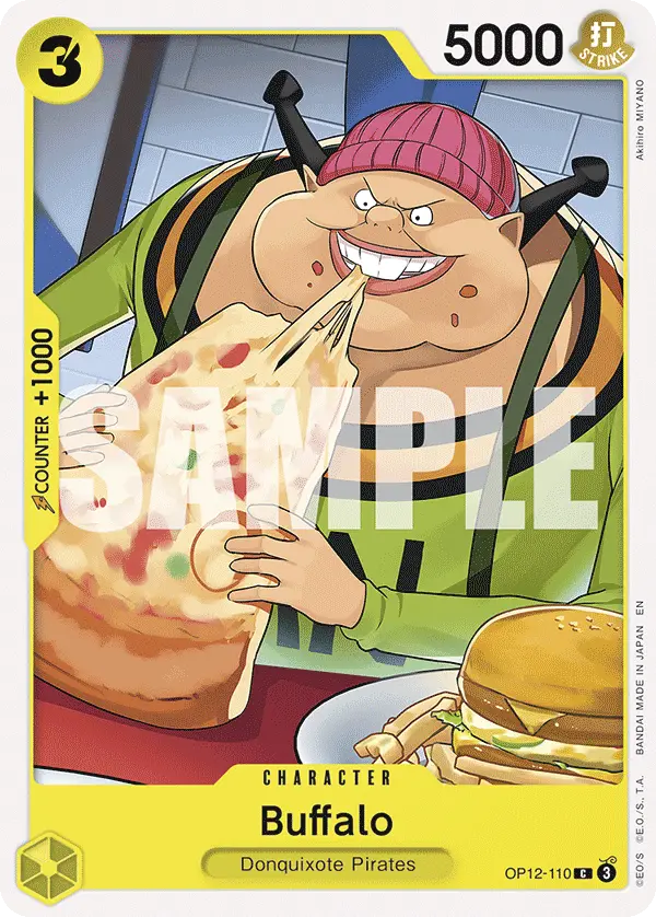Buffalo, Legacy of the Master Release Event Cards OP12-110