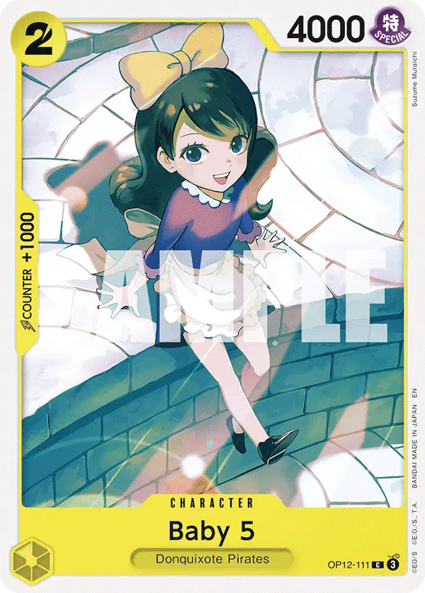 Baby 5, Legacy of the Master Release Event Cards OP12-111