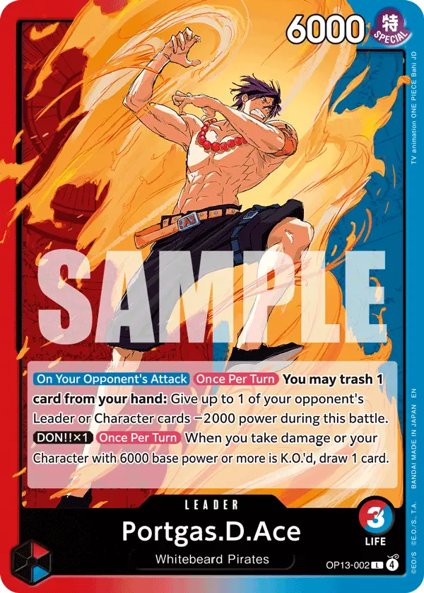 Portgas.D.Ace, Carrying On His Will OP13-002