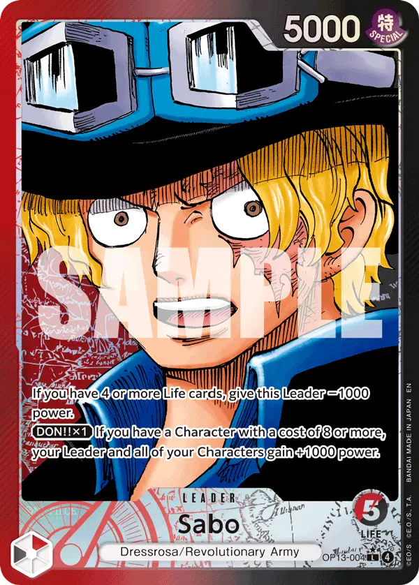 Sabo (Alt Art), Carrying On His Will OP13-004