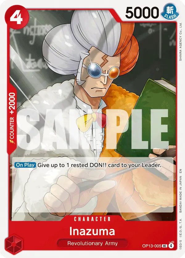 Inazuma, Carrying On His Will OP13-005