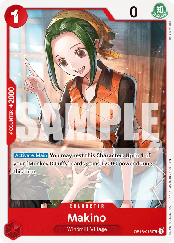 Makino, Carrying On His Will OP13-015