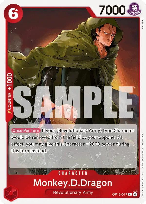 Monkey.D.Dragon, Carrying On His Will OP13-017