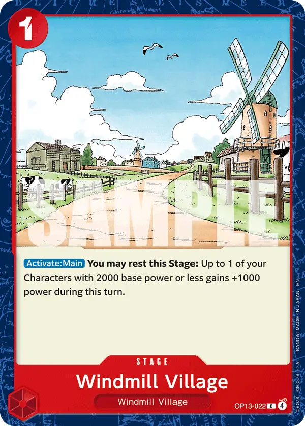 Windmill Village, Carrying On His Will OP13-022