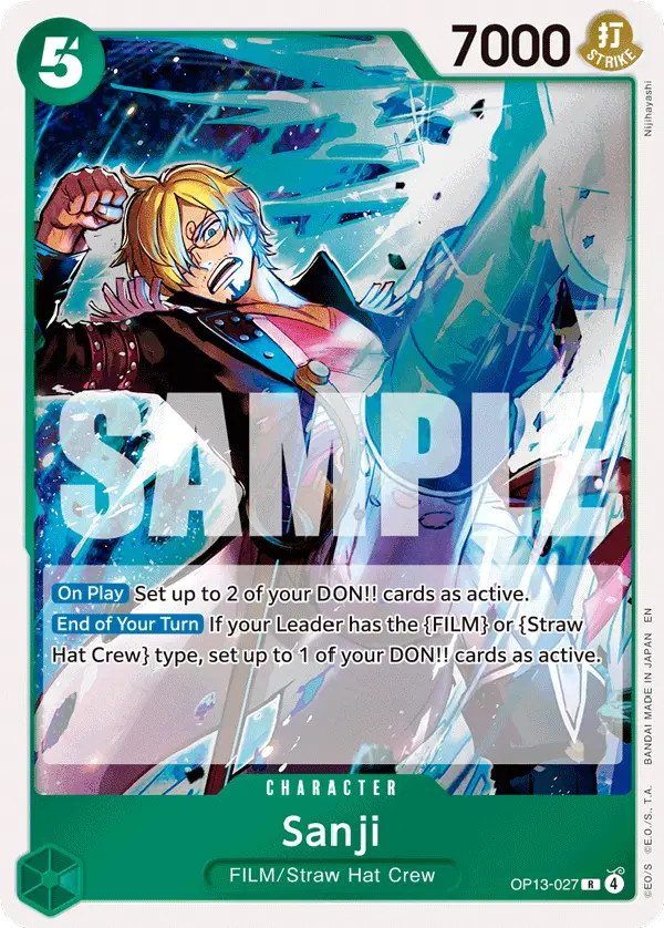 Sanji, Carrying On His Will OP13-027