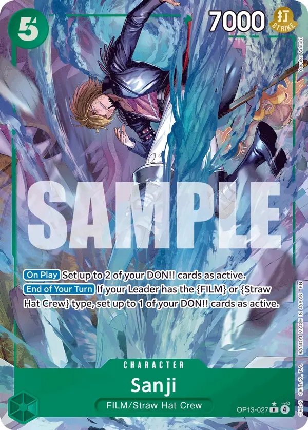 Sanji (Alt Art), Carrying On His Will OP13-027