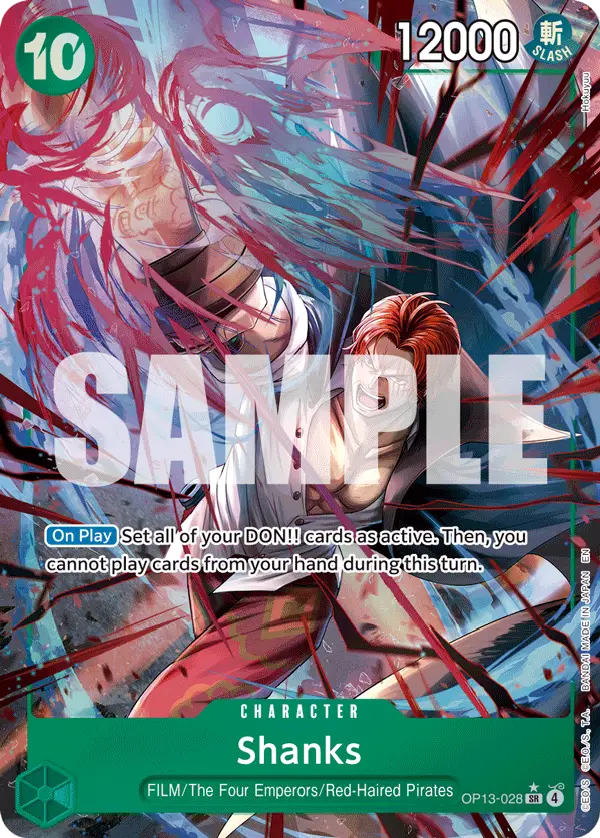 Shanks (Alt Art), Carrying On His Will OP13-028