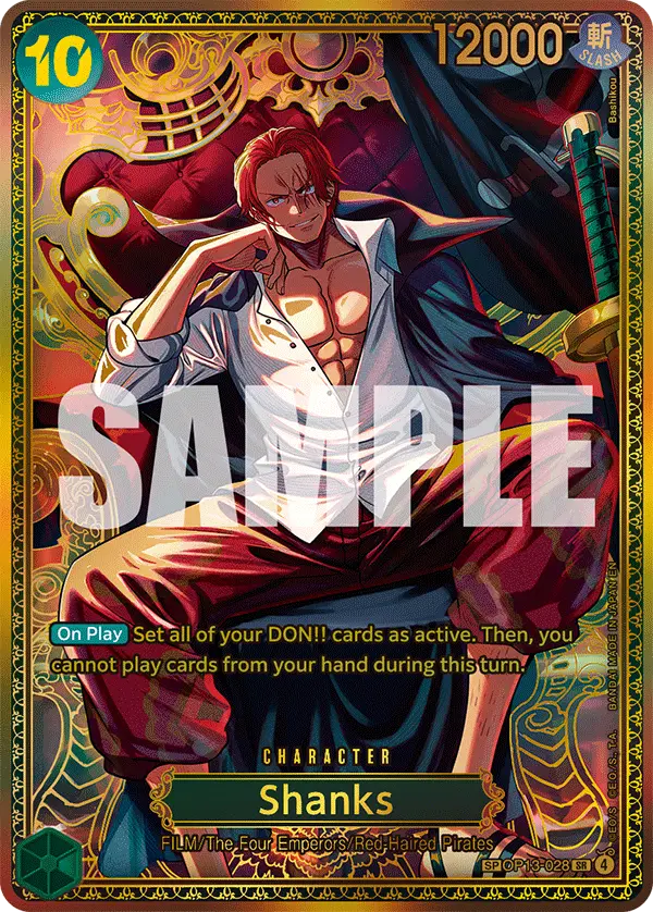 Shanks (SP), The World's Strongest Warriors OP13-028
