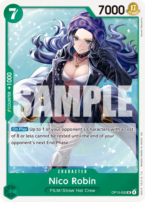 Nico Robin, Carrying On His Will OP13-032