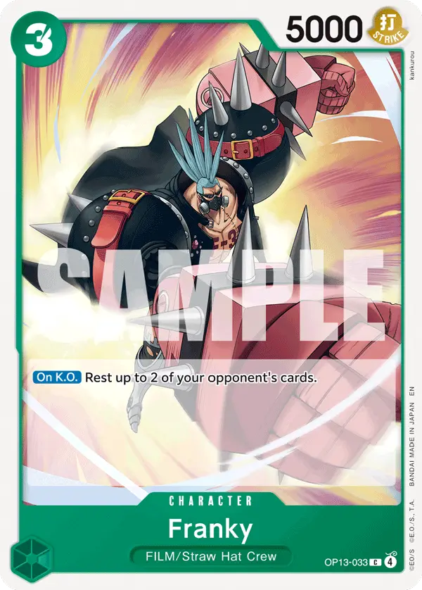 Franky, Carrying On His Will OP13-033
