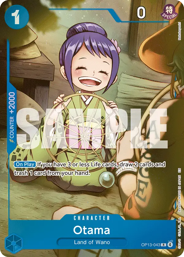 Otama (Premium Card Collection -Best Selection Vol. 6-), One Piece Promotion Cards OP13-043