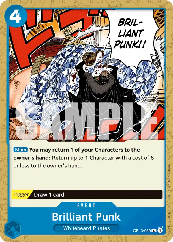 Brilliant Punk, Carrying On His Will OP13-059