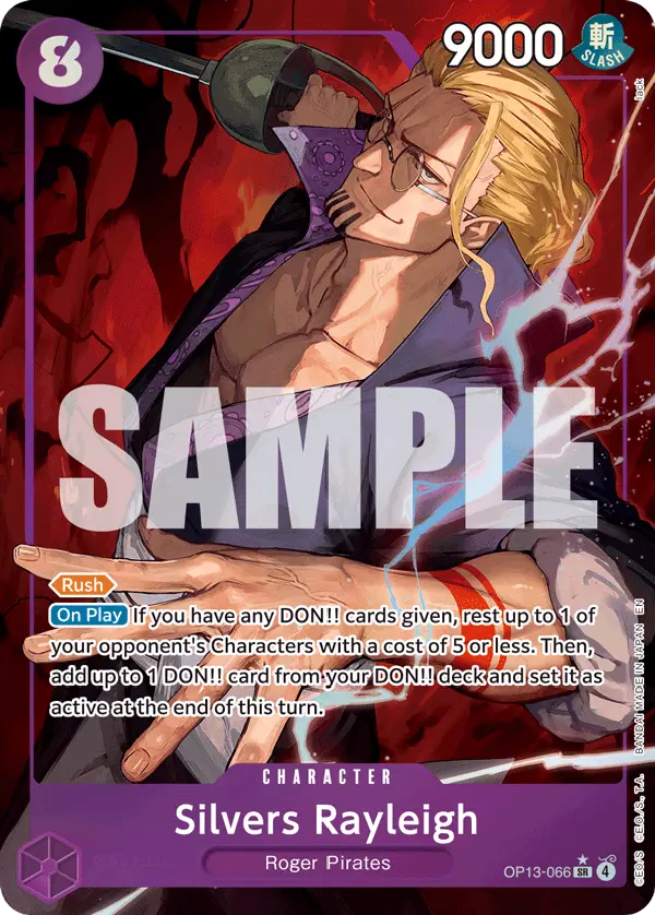 Silvers Rayleigh (Alt Art), Carrying On His Will OP13-066