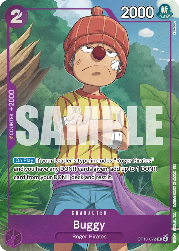 Buggy (Premium Card Collection -Best Selection Vol. 6-), One Piece Promotion Cards OP13-072