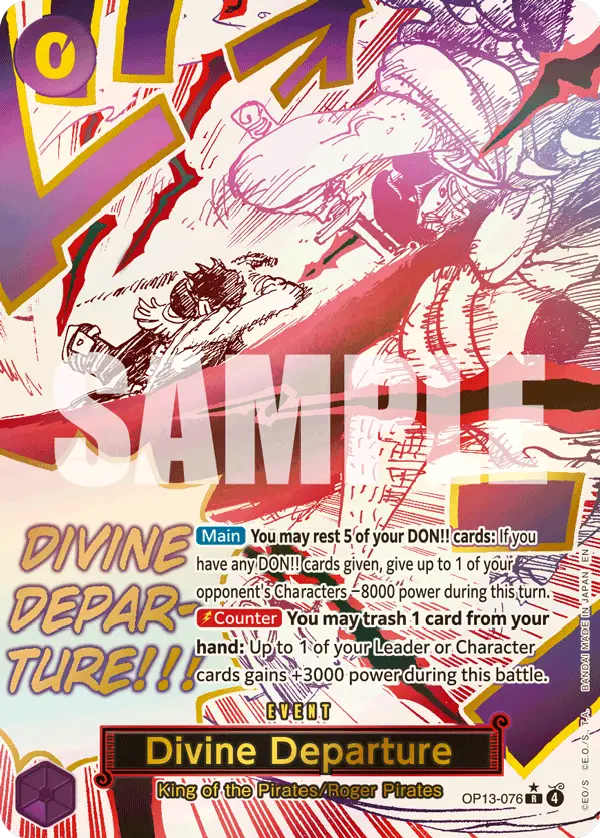 Divine Departure (Alt Art), Carrying On His Will OP13-076