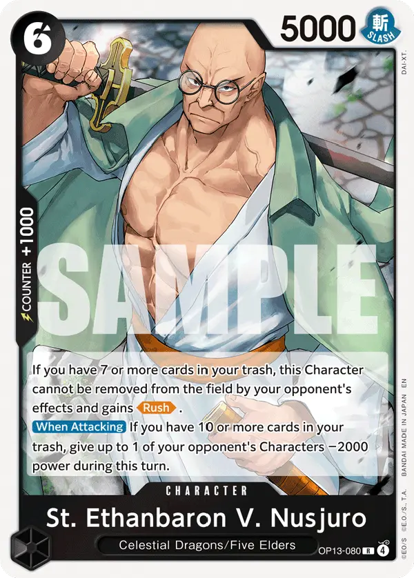 St. Ethanbaron V. Nusjuro, Carrying On His Will OP13-080