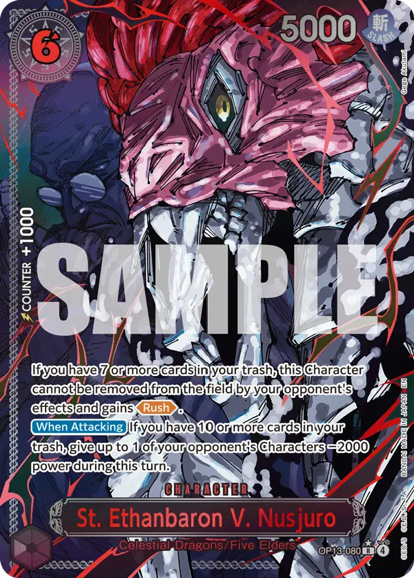 St. Ethanbaron V. Nusjuro (Alt Art), Carrying On His Will OP13-080