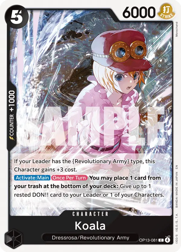 Koala, Carrying On His Will OP13-081