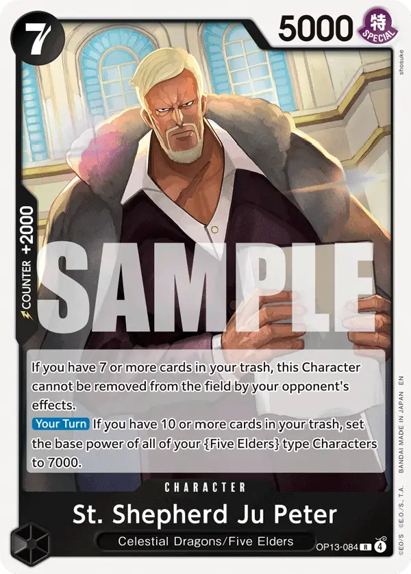 St. Shepherd Ju Peter, Carrying On His Will OP13-084