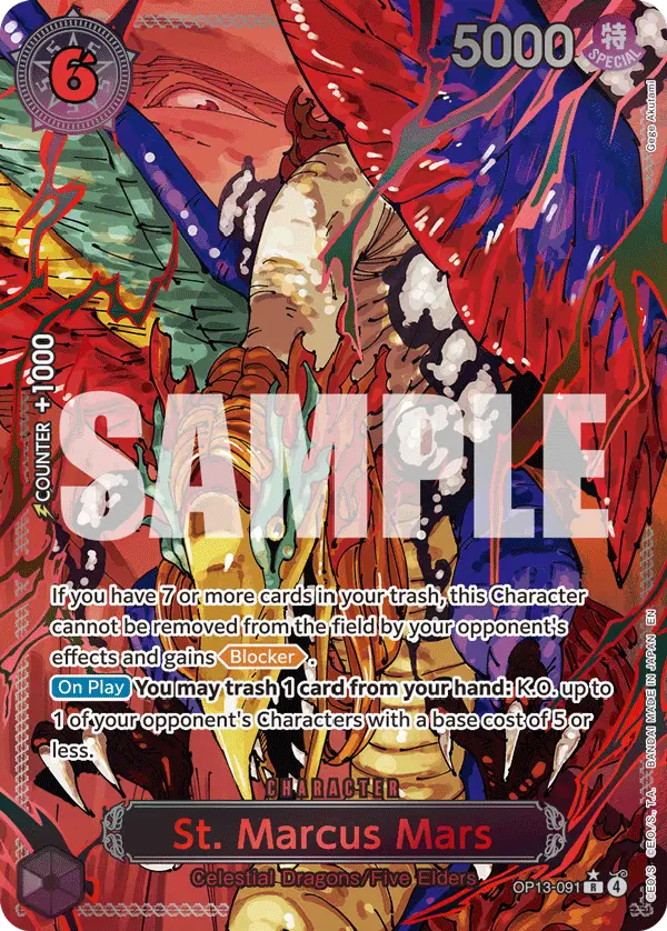 St. Marcus Mars (Alt Art), Carrying On His Will OP13-091