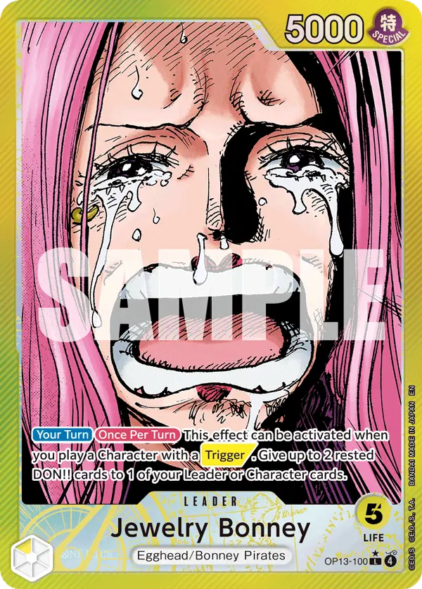Jewelry Bonney (Alt Art), Carrying On His Will OP13-100