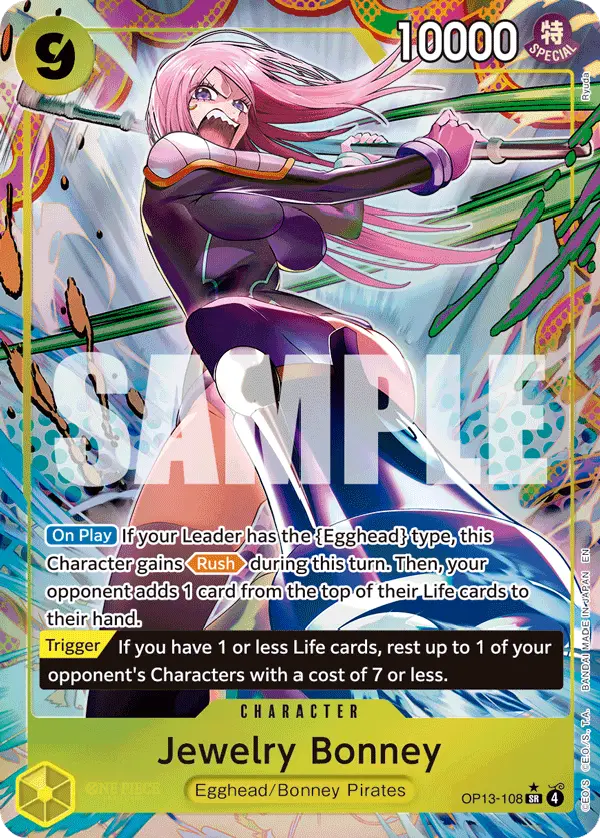 Jewelry Bonney (Alt Art), Carrying On His Will OP13-108