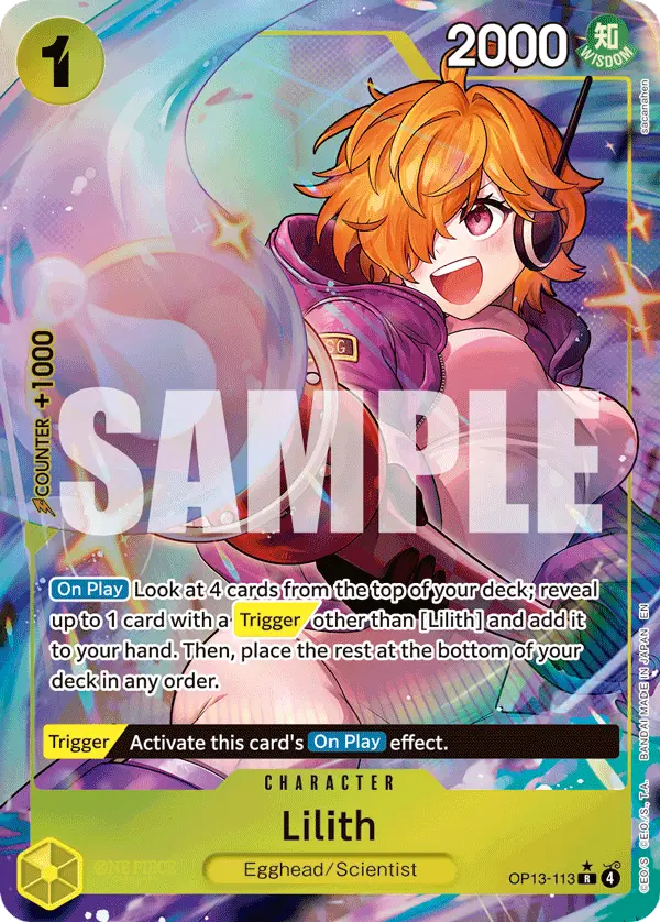 Lilith (Alt Art), Carrying On His Will OP13-113