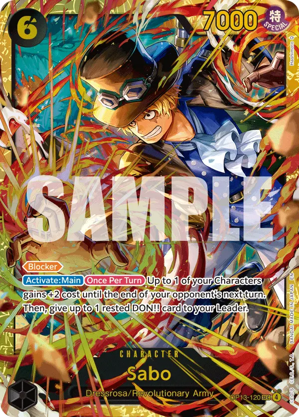 Sabo, Carrying On His Will OP13-120