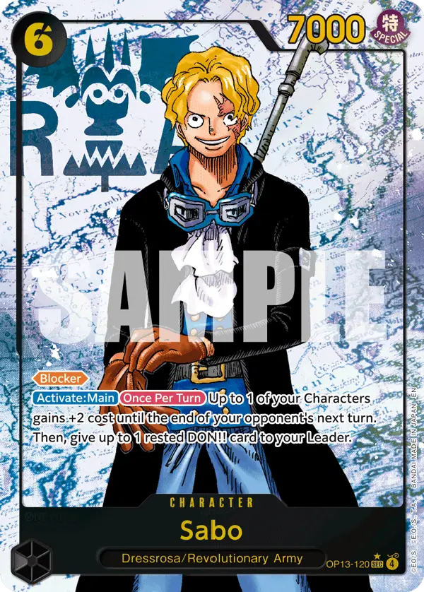 Sabo (Alt Art), Carrying On His Will OP13-120