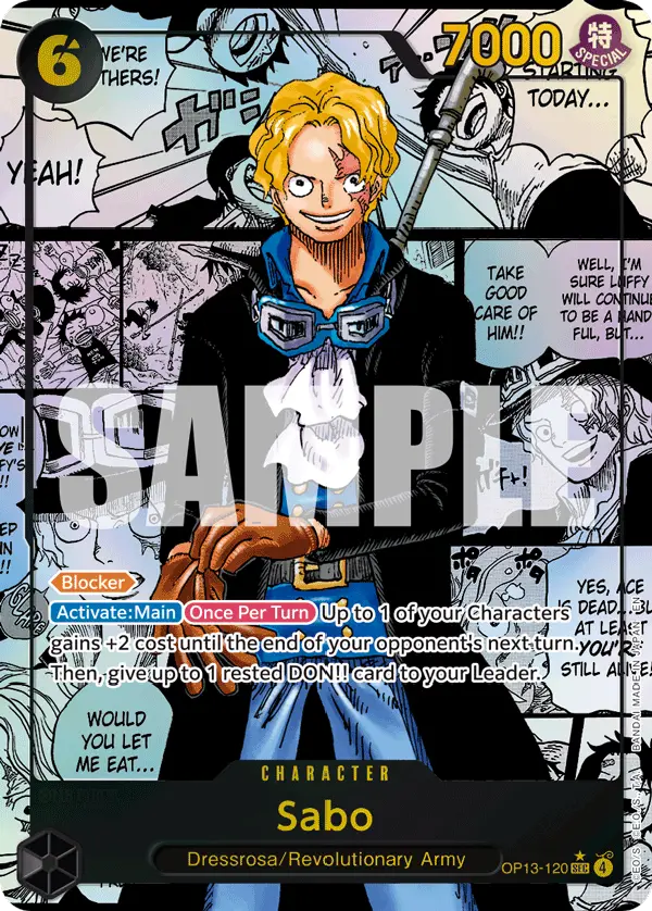 Sabo (Super Alternate Art), Carrying On His Will OP13-120