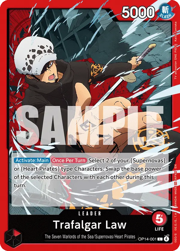 Trafalgar Law, The Azure Sea's Seven OP14-001