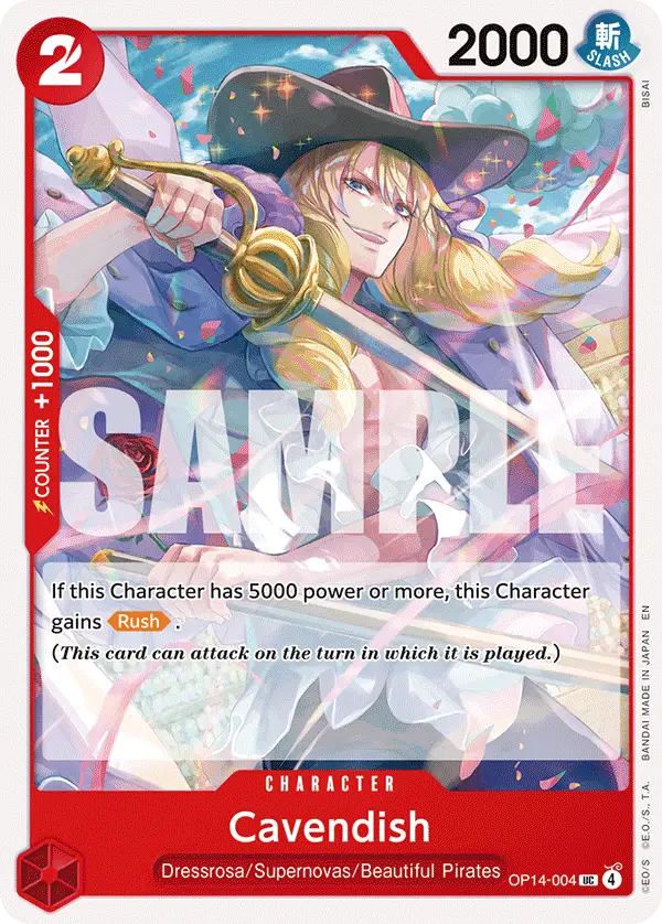 Cavendish, The Azure Sea's Seven OP14-004