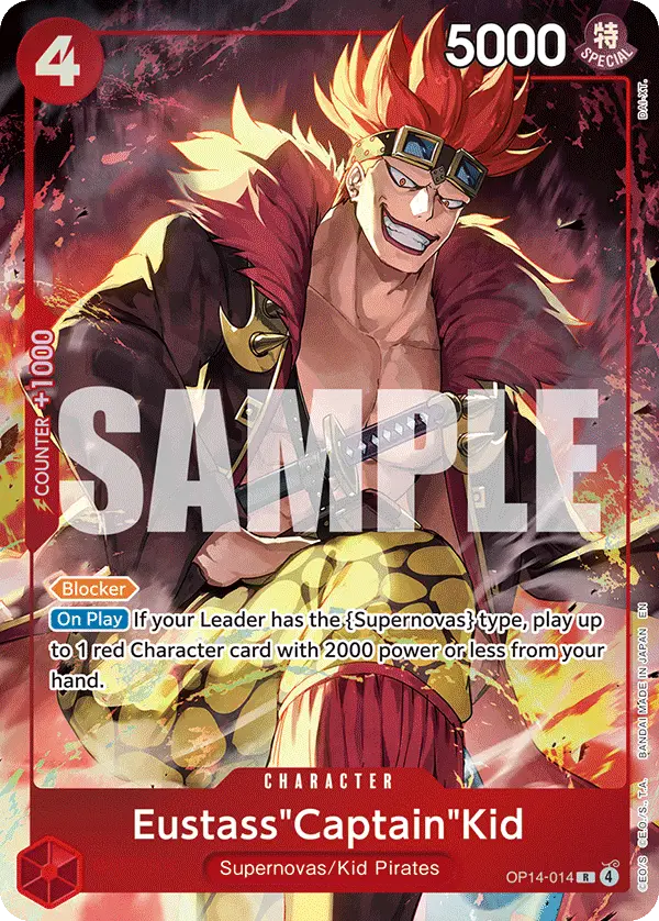 Eustass"Captain"Kid (Premium Card Collection -Best Selection Vol. 6-), One Piece Promotion Cards OP14-014