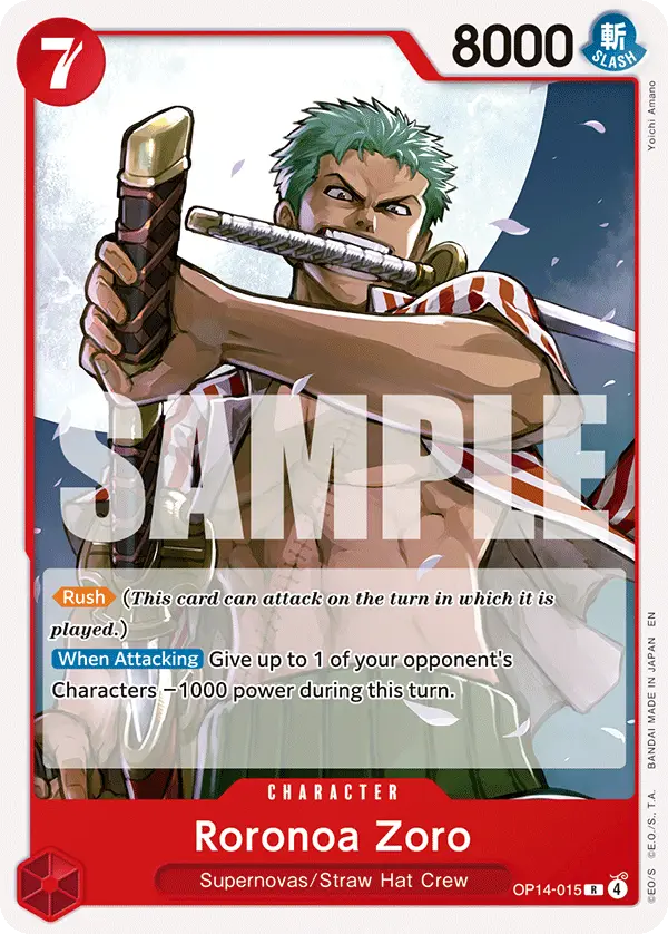 Roronoa Zoro, Starter Deck 31 RED Monkey.D.Luffy OP14-015
