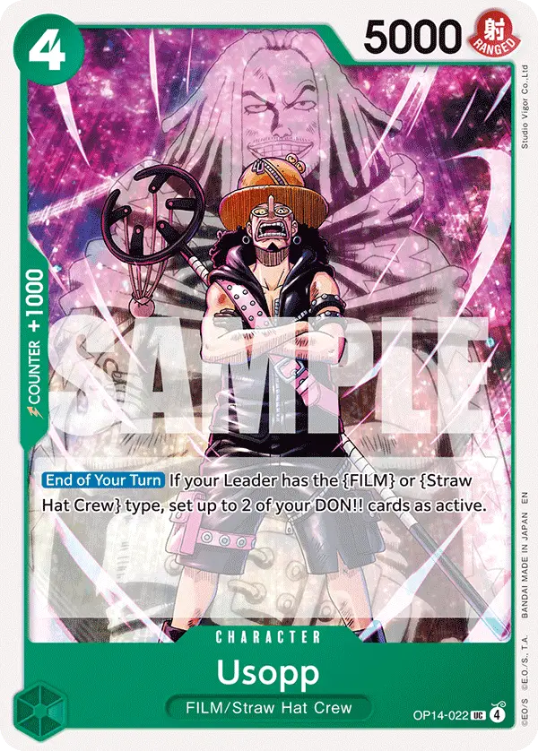 Usopp, The Azure Sea's Seven OP14-022