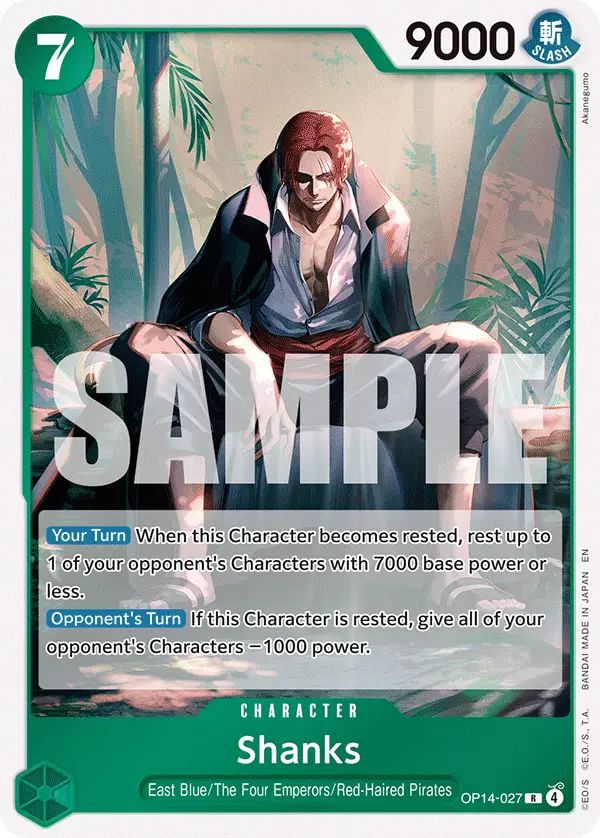 Shanks, The Azure Sea's Seven OP14-027