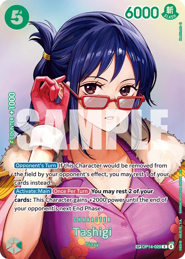 Tashigi (SP), The Time of Battle OP14-029