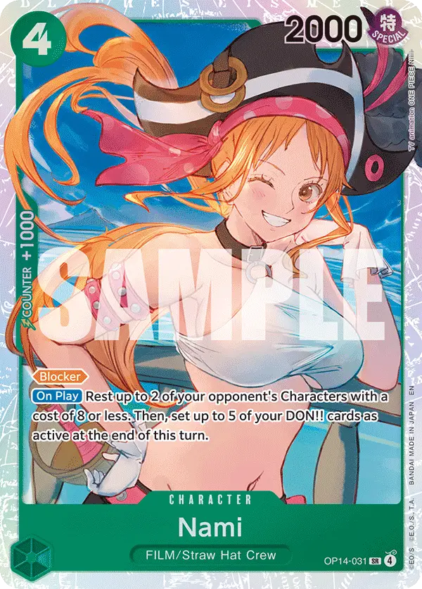 Nami, The Azure Sea's Seven OP14-031