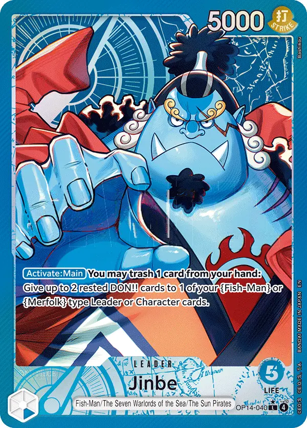 Jinbe (Alt Art), The Azure Sea's Seven OP14-040