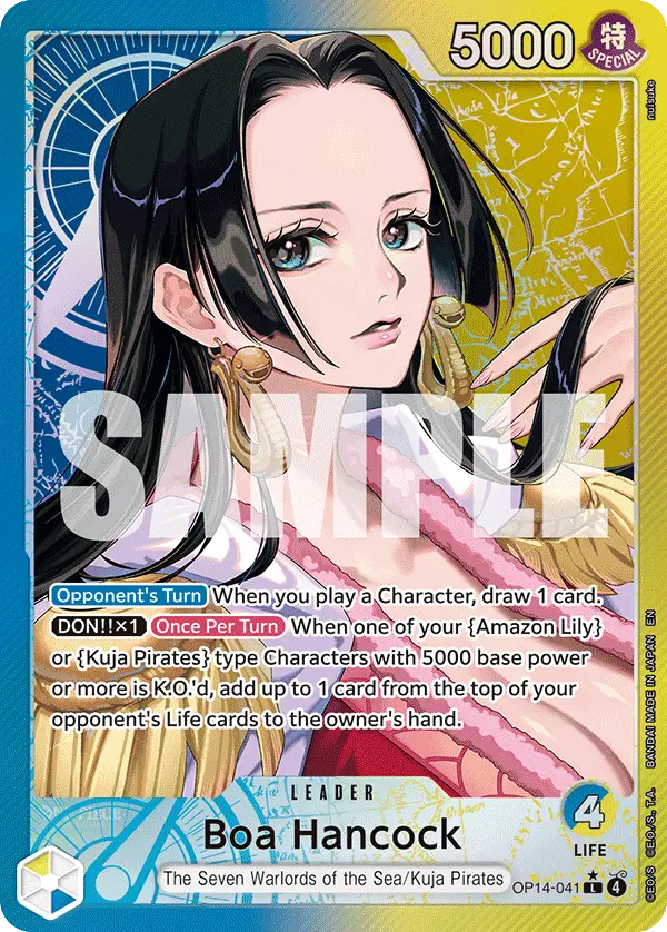 Boa Hancock (Alt Art), The Azure Sea's Seven OP14-041
