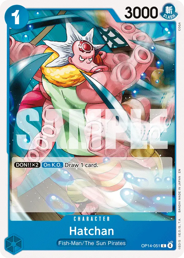 Hatchan, The Azure Sea's Seven OP14-051