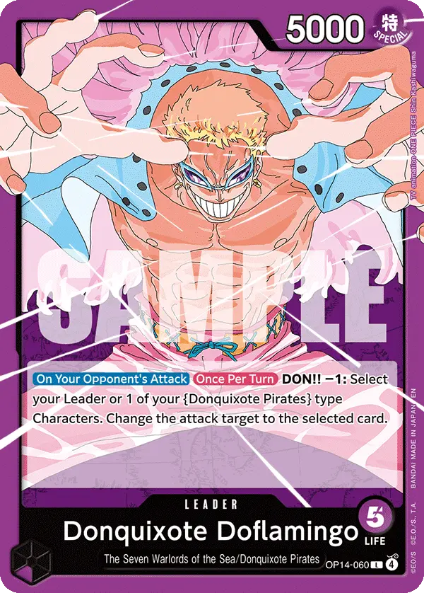 Donquixote Doflamingo, The Azure Sea's Seven OP14-060