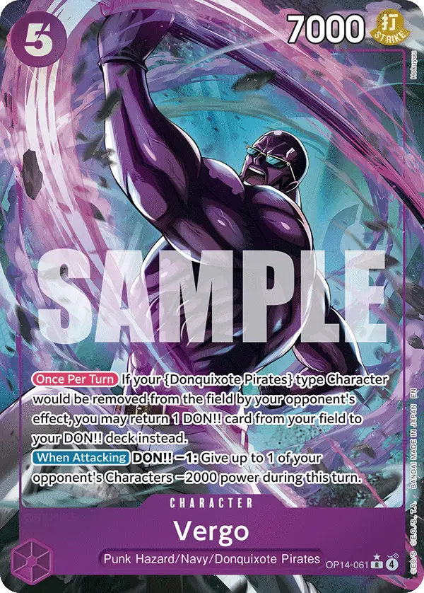 Vergo (Alt Art), The Azure Sea's Seven OP14-061