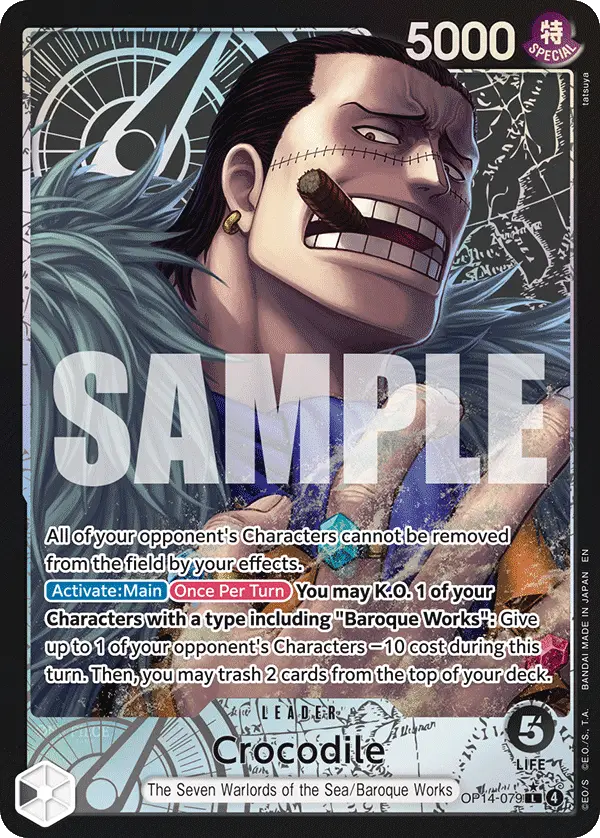 Crocodile (Alt Art), The Azure Sea's Seven OP14-079