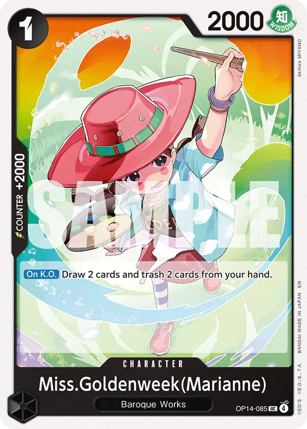Miss.Goldenweek (Marianne), The Azure Sea's Seven OP14-085