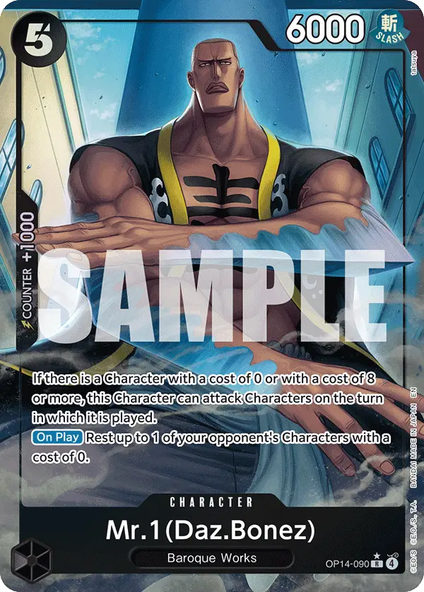 Mr.1 (Daz.Bonez Alt Art), The Azure Sea's Seven OP14-090