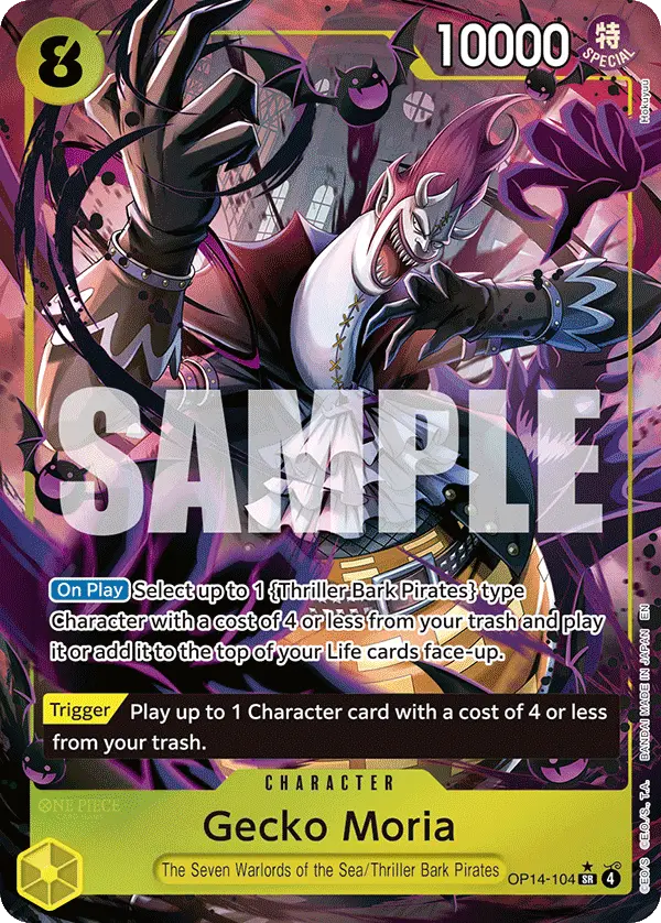 Gecko Moria (Alt Art), The Azure Sea's Seven OP14-104