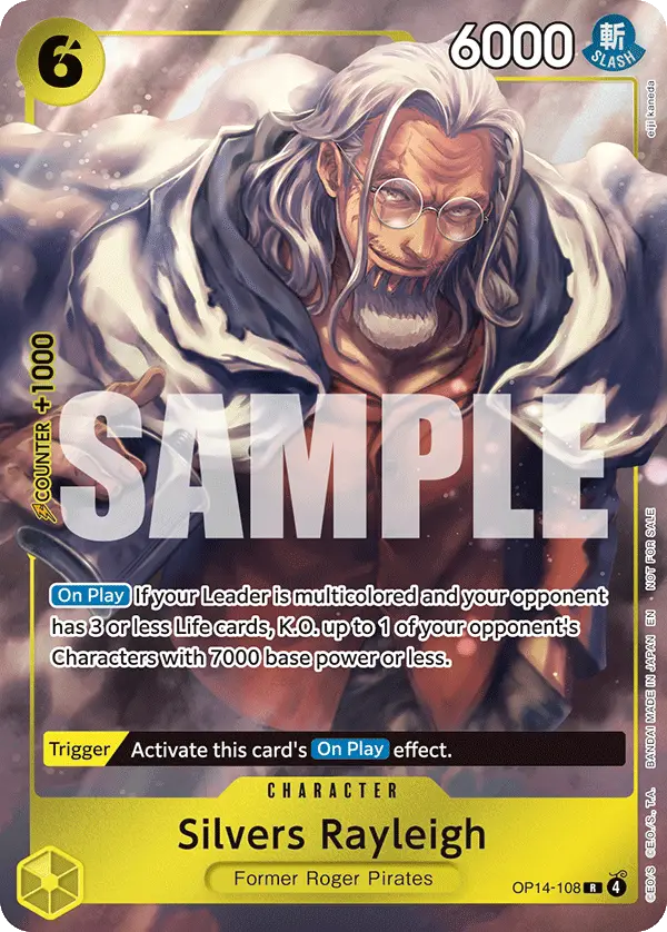 Silvers Rayleigh (Dash Pack), The Azure Sea's Seven OP14-108