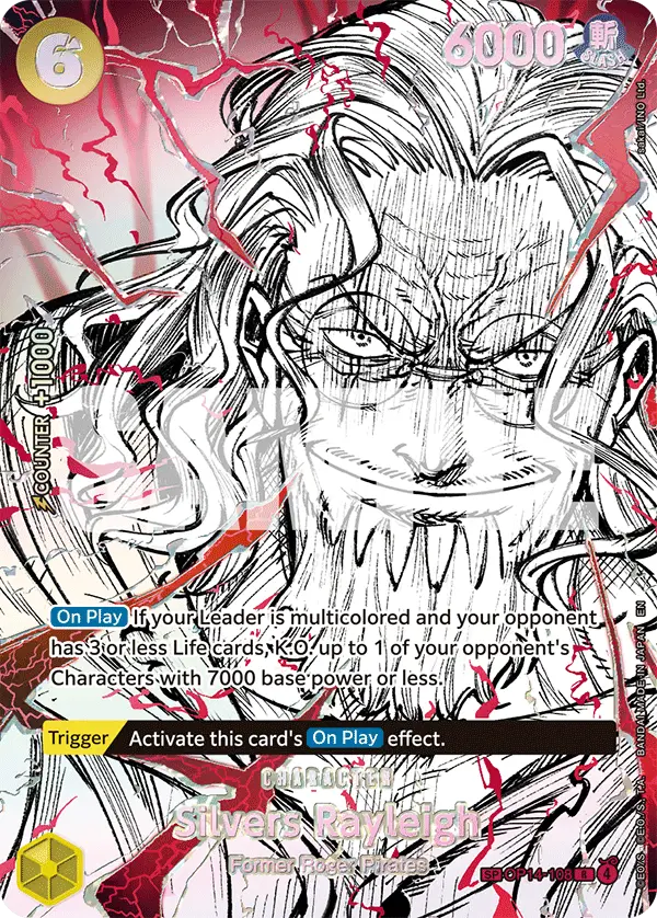 Silvers Rayleigh (SP), The World's Strongest Warriors OP14-108